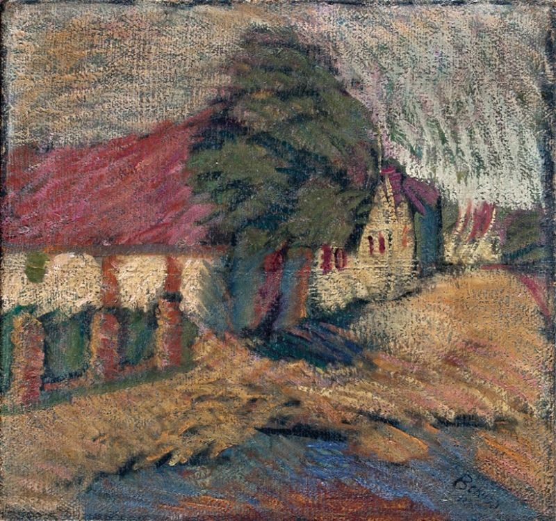 144. tétel, Utcarészlet, 1929