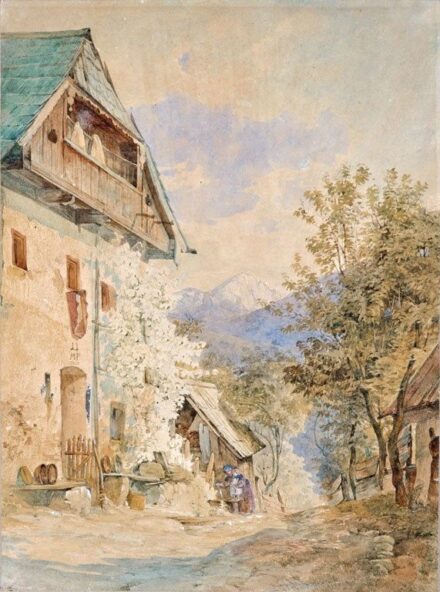 127. tétel, Alpesi falu