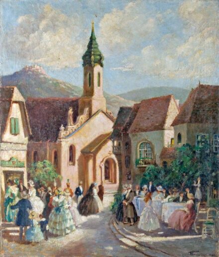 102. tétel, Nyári ünnep a kisvárosban, 1920