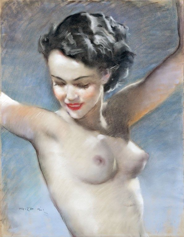 79. tétel, Feketehajú akt