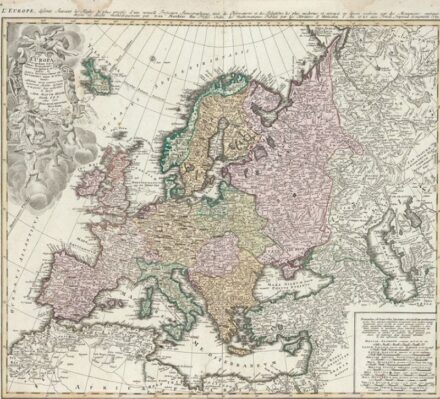 1. tétel, Európa térképe, 1789