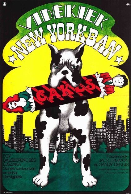 164. tétel, Vidékiek New Yorkban  The Out of Towners   1971  amerikai  Bakos István (graf.)  Arthur Hiller (rend.)  cca. 420 × 594 mm