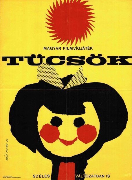 157. tétel, Tücsök 1963 magyar Máté András (graf.) Markos Miklós (rend.) cca. 420 × 594 mm