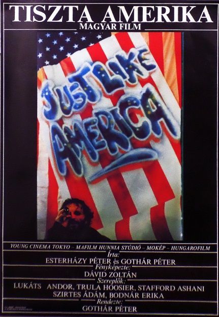 155. tétel, Tiszta Amerika  1987  magyar  Gothár Péter (rend.)  cca. 594 × 841 mm