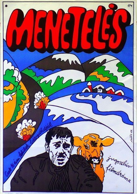 106. tétel, Menetelés  1969  jugoszláv   Novák Henrik (graf.)  Dorde Kardievic (rend.)  cca. 594 × 841 mm