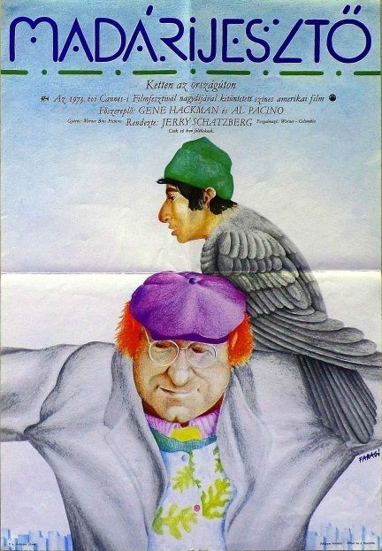 103. tétel, Madárijesztő  Scarecrow  1975  amerikai   Faragó István (graf.)  Jerry Schatzberg (rend.)  cca. 420 × 594 mm
