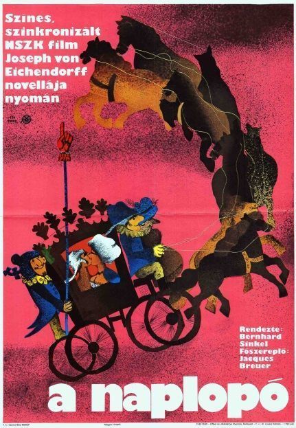 22. tétel, A naplopó  Taugenichts  1980  NSZK  Bernhard Sinkel (rend.)  cca. 420 × 594 mm