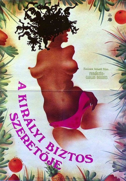 15. tétel, A királyi biztos szeretője  Xica da Silva  1981  brazil  Kiss Ilona (graf.)  Carlos Diegues (rend.)  cca. 420 × 594 mm