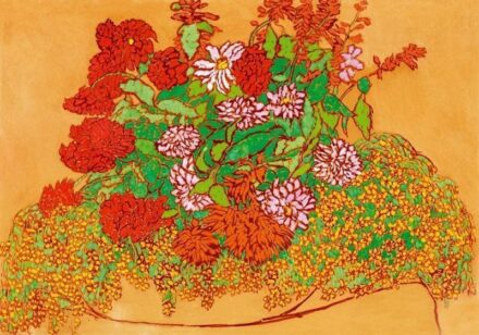 234. tétel, Stilizált virágok özöne, 1914