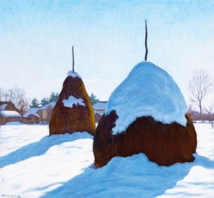 223. tétel, Boglyák télen (Nagybánya)