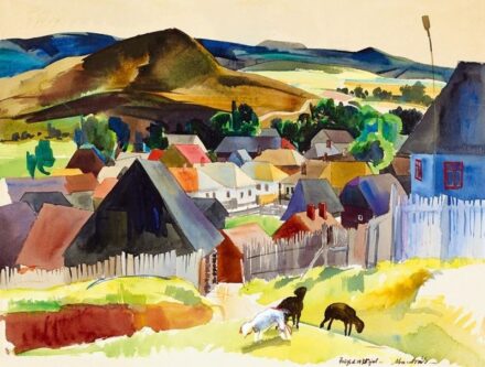 169. tétel, Erdélyi táj (Zsögöd), 1935