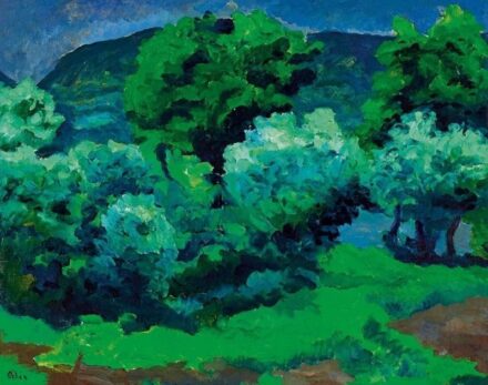 163. tétel, Tájkép, 1910 körül