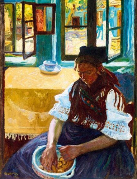 109. tétel, Szobában (Ablak előtt), 1908