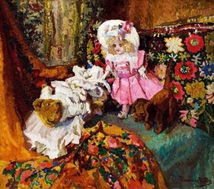 103. tétel, Szoba párnákkal és játékokkal, 1913
