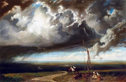 83. tétel, Vihar a pusztán, 1856
