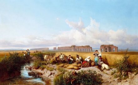 68. tétel, Római táj, 1872