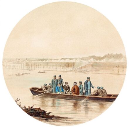 19. tétel, Szegedi árvíz, 1879 (Ferenc József látogatása)