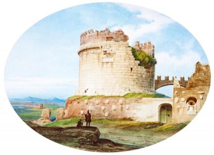 13. tétel, Cecília Metella Síremléke a Via Appia Antica mellett