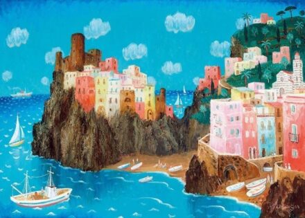 2. tétel, Olasz tengerpart (Portofino)