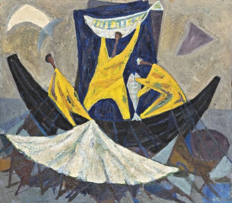 106. tétel, Halászok, 1963