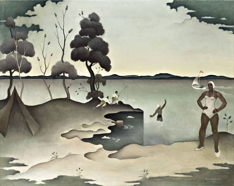 78. tétel, Balatoni strand, 1950