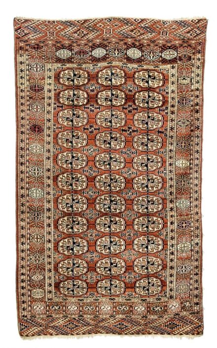390. tétel, Türkmén-Tekke-szőnyeg