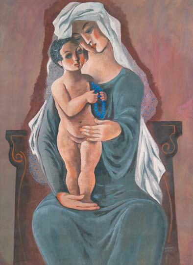 185. tétel, Anya gyermekével