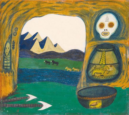 126. tétel, Ősi emlék (Kőkorszaki barlanglakás), 1930