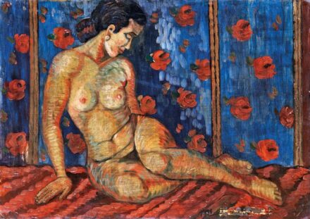540. tétel, Ülő akt, 1911