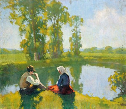 259. tétel, Balla Béla (1882-1965): "Koltai parasztpár", 1942