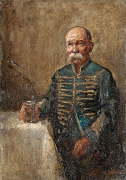 153. tétel, Kada Alajos (1882-1967): Öreg huszár