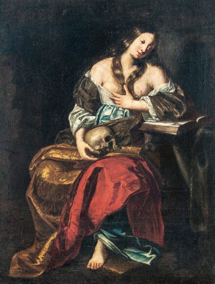 30. tétel, Regnier, Nicolas (1591-1667)után, 18. sz.: Bűnbánó Magdolna