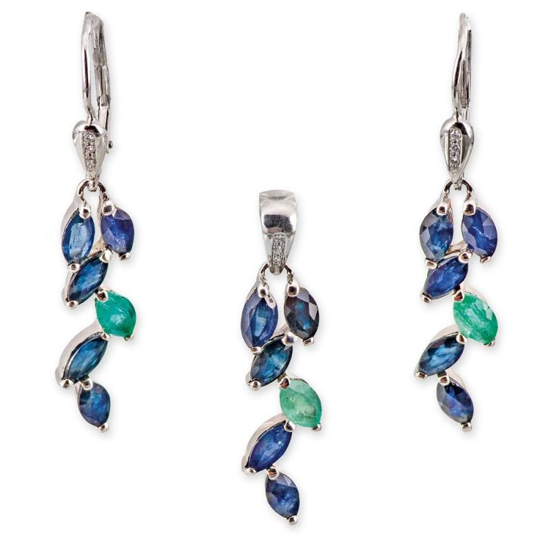 1198. tétel, Ékszergarnitúra