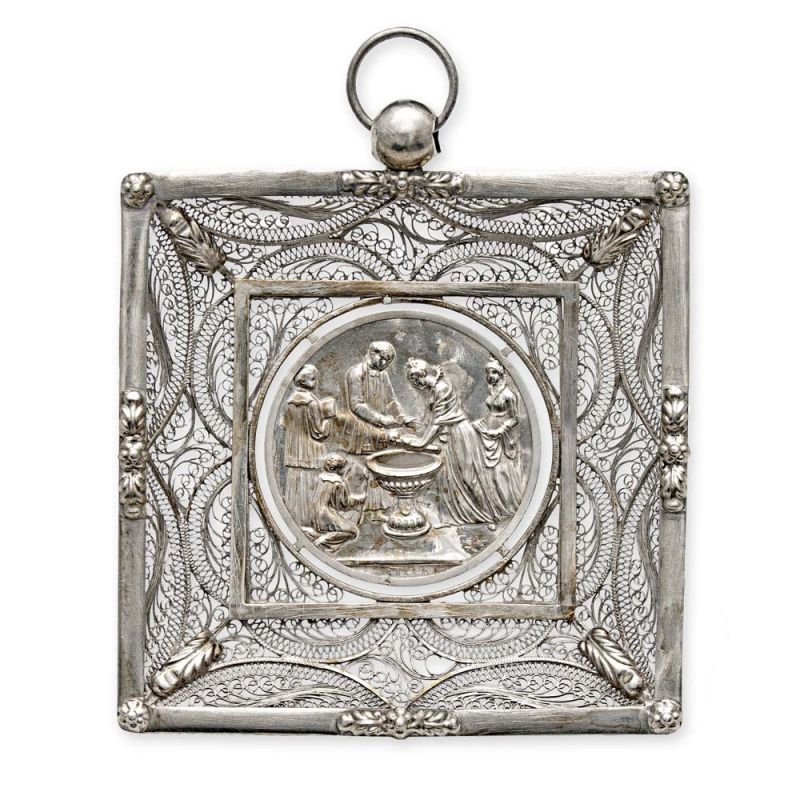 1113. tétel, Keresztelőérem