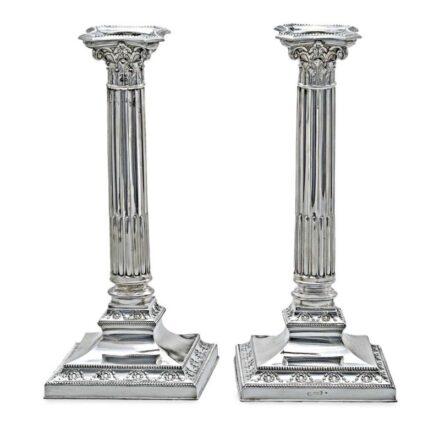 1078. tétel, Gyertyatartó pár