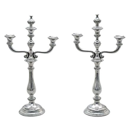 1058. tétel, Gyertyatartó pár