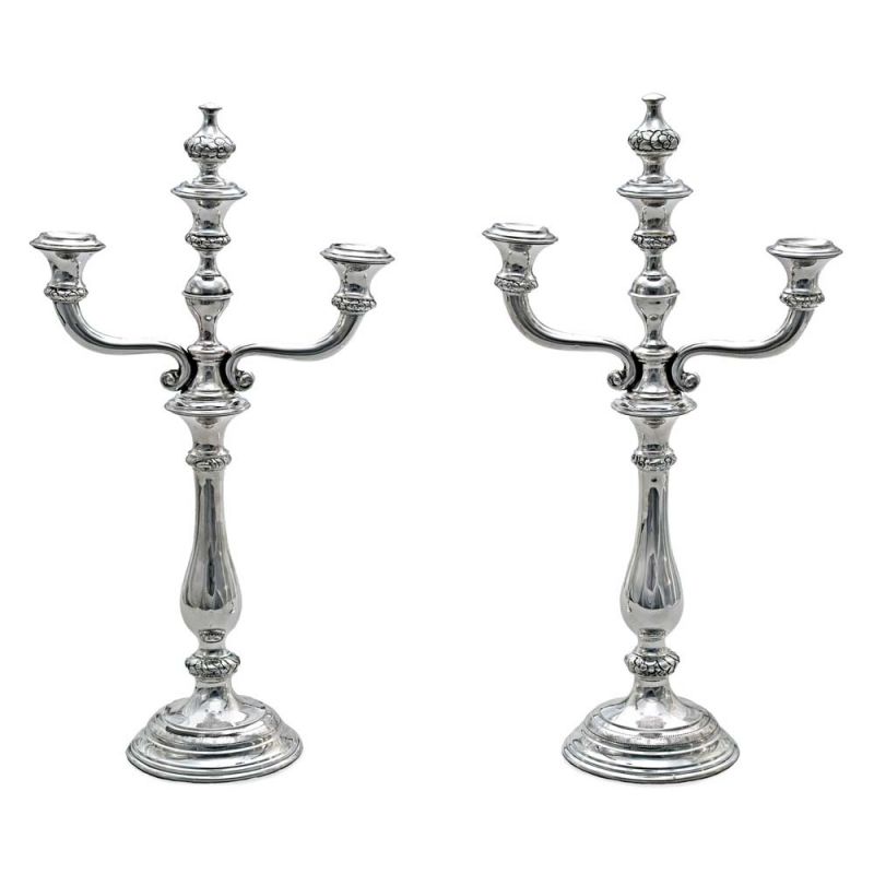 1058. tétel, Gyertyatartó pár