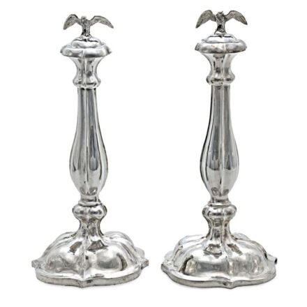 1044. tétel, Gyertyatartó pár