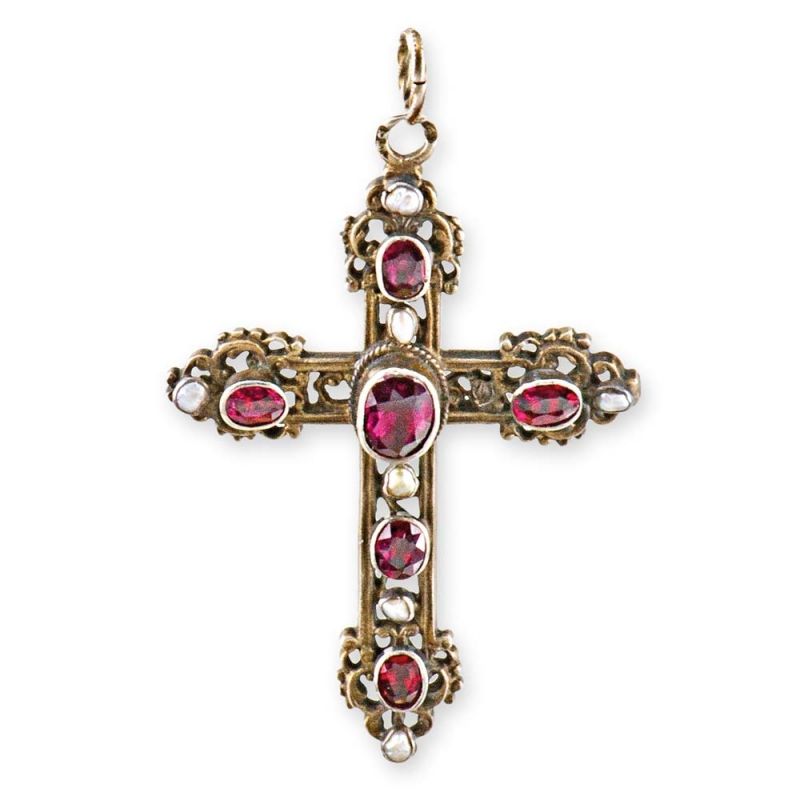 1114. tétel, Kereszt medál