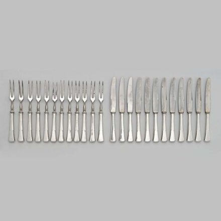 1099. tétel, Gyümölcsös készlet, 12 személyes