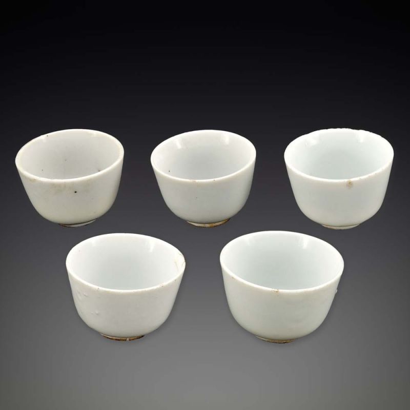 968. tétel, Pálinkás pohár, 5 db