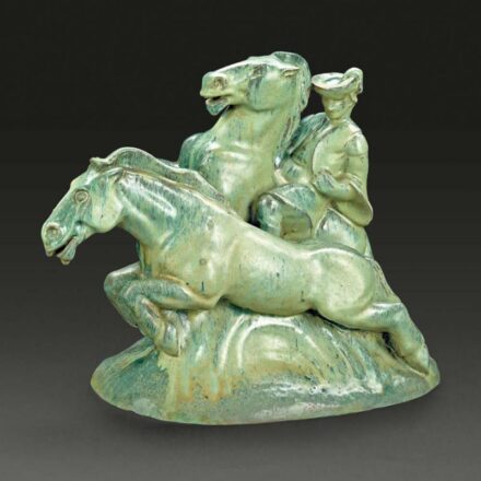 934. tétel, Vágtató lovak