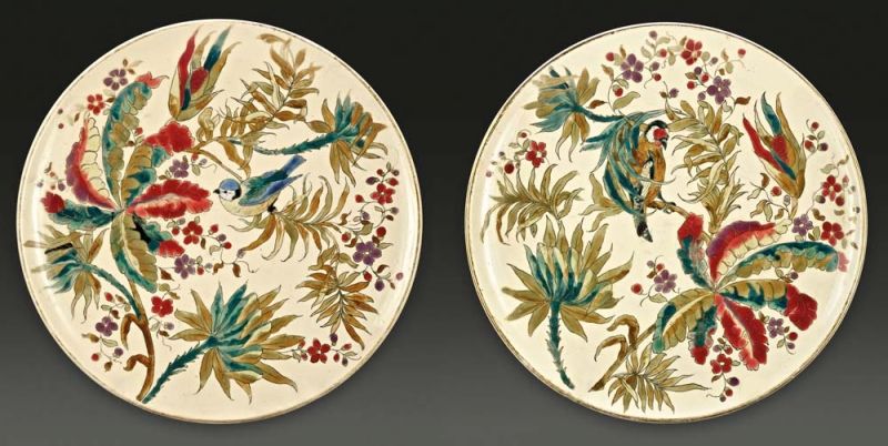 915. tétel, Dísztál pár