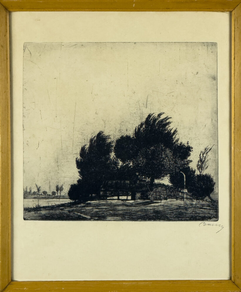 Barcsay Jenő (1900 - 1988): Táj kép - Image 2