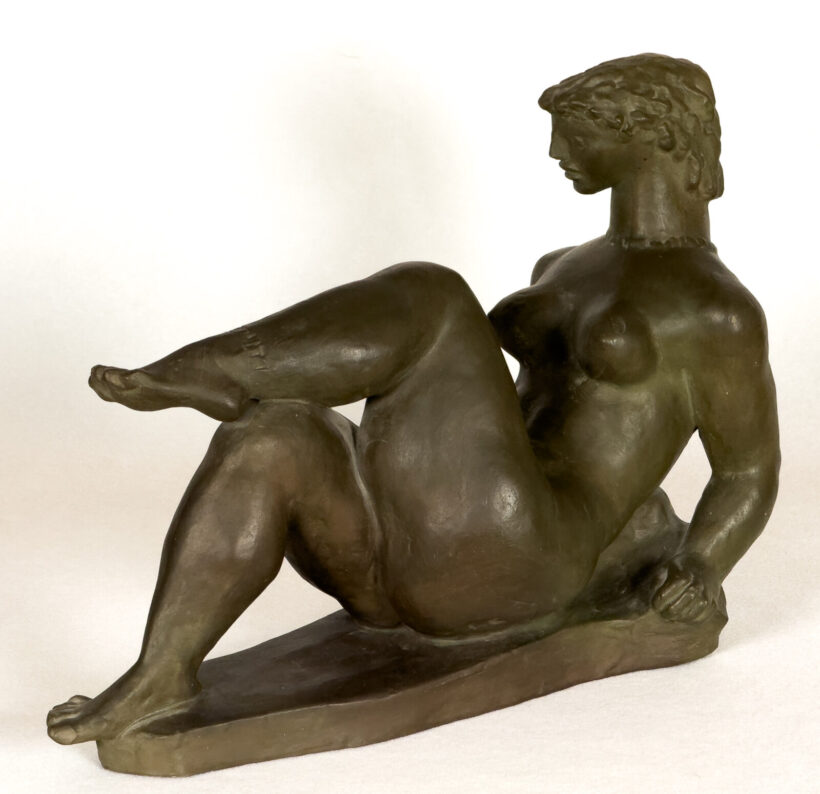 Kerényi Jenő (1908-1975): Könyöklő akt