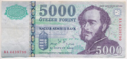 2006. 5000Ft 'BA 4439790' T:III