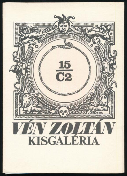 Vén Zoltán: Kisgaléria. 15 db jelzett rézkarc mappában. Sorszámozott, jelzettek 022/150, 12x9,5 cm Kiadói papírmappában