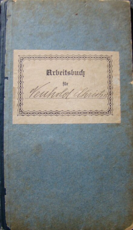 49-853 1917. Osztrák munkakönyv