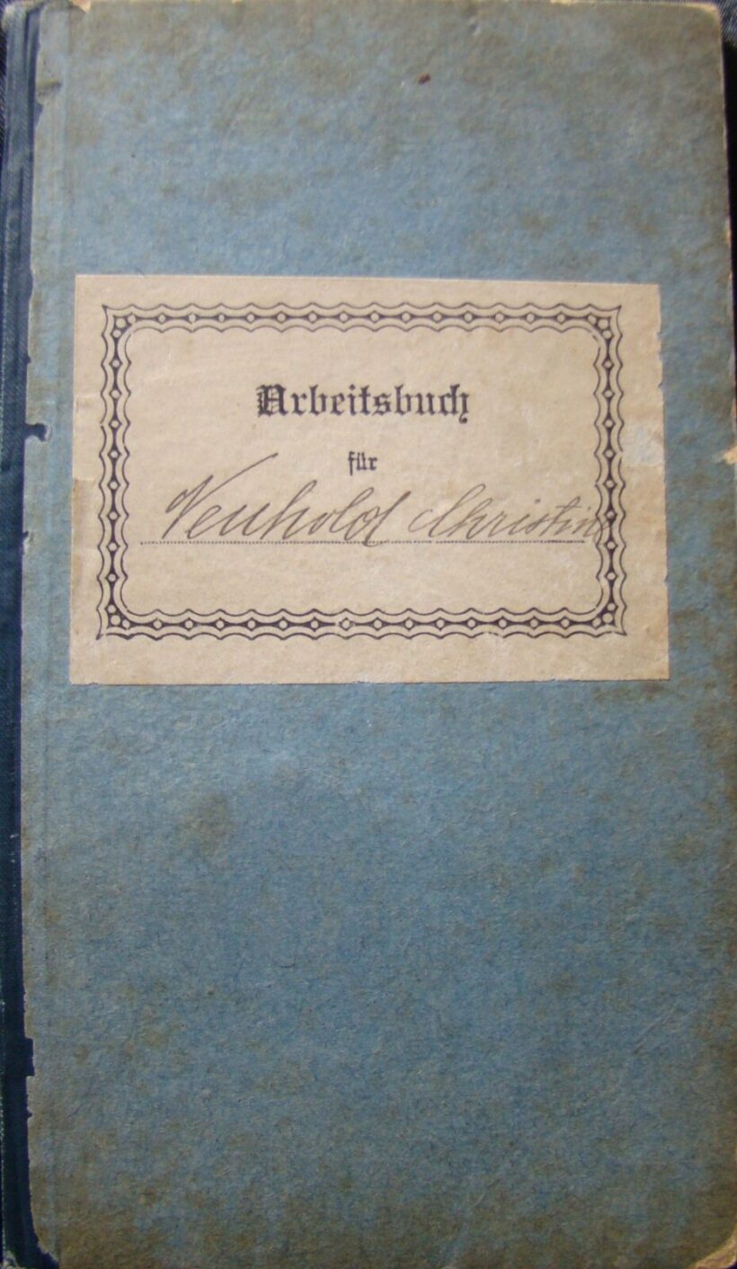 55-853 1917. Osztrák munkakönyv