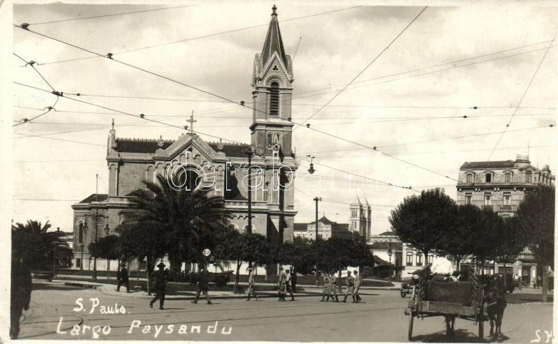 Sao Paulo, Largo do Paicandu / square, church